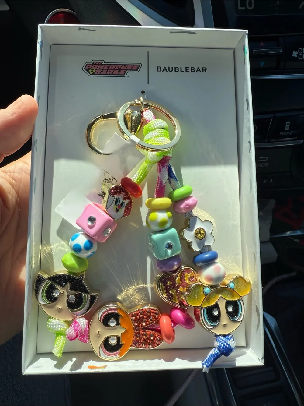 Powerpuff Girls Baublebar Viral Keychain Bag Charm Blossom Bubbles Buttercup